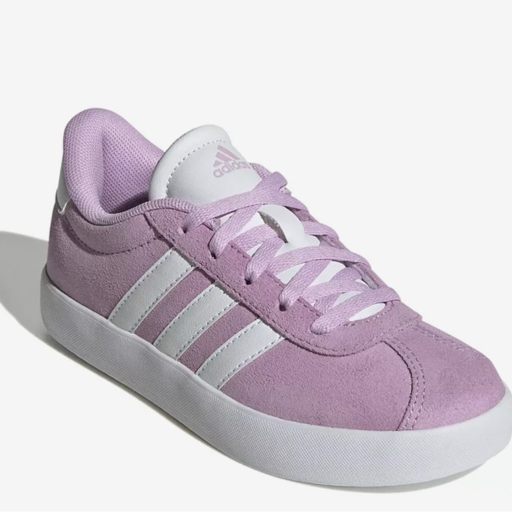 adidas VI Court 3.0 Purple/Lilac Sneakers  (Big Girls Size  7 or women’s size 9